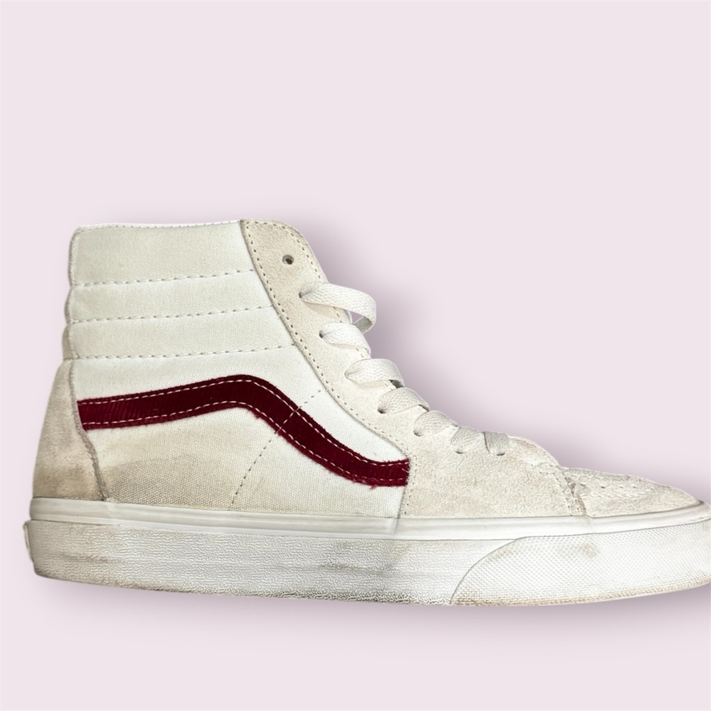 Vans Sk8-Hi Classic Sport White Port Royal – Women’s 8 / Men’s 6.5 - Picture 2 of 7